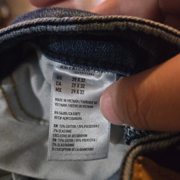 American Eagle Men’s AirFlex+ Slim Fit Jeans 29×32 Blue - Picture 5 of 11